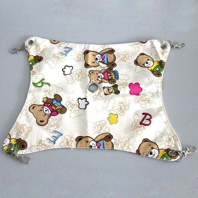 Cama de Rede Confortável para Animais Pequenos: Papagaios, Hamsters, Furões, Esquilos e Cobaias - 13x11 cm