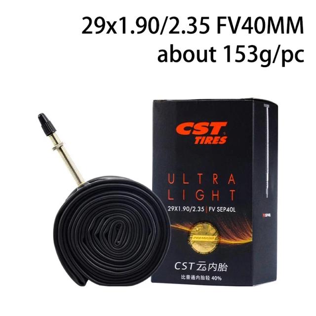CST Tubo Interno Ultraleve 0.6mm Presta/Schrader para Bicicleta MTB/Estrada 26/27.5/29/700c