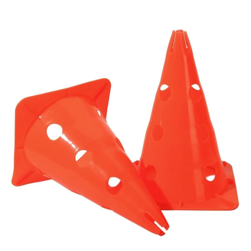 2 pces treinamento cones de tráfego esporte marcador cones para futebol basquete cones de futebol treinamento ao ar livre atividade ou evento - Image 1