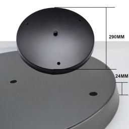 Kit De Placa De Fixação De Luz De Teto, Metal com Acessórios De Montagem, Luz Pendurada Instalar Base - Image 4