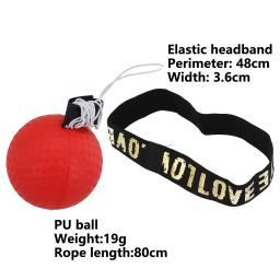Nova marca de alta qualidade bola reação boxe velocidade bola esporte 1 pçs cabeça banda esportes treinador exercício fitness casa - Image 4
