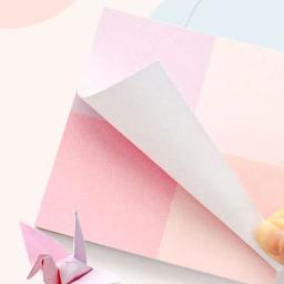 400 pçs quadrado colorido origami papel único lado treliça dobrado papel jardim de infância diy papel artesanal scrapbooking decoração - Image 5