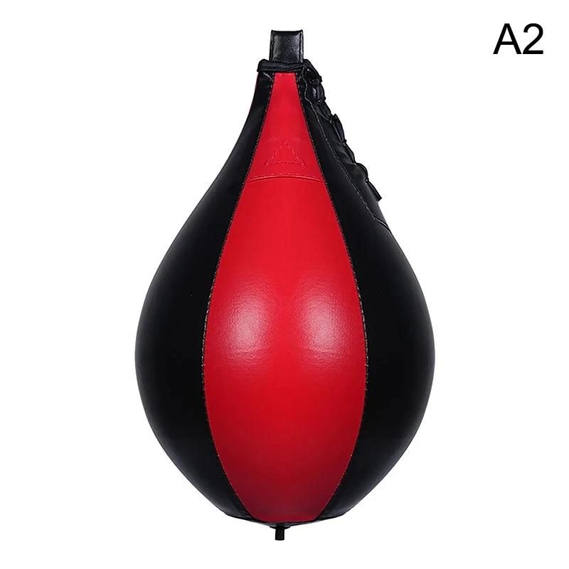 Couro Boxing Punching Ball, Treinamento Hangings, Speedball giratório, Exercício Fitness Bolas, Home Sports Gym, Speed Bag Bounce - Image 1