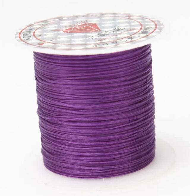 Forte Cordão Elástico Cristal de 1mm para Pulseiras e Colares - 10m de Fio para DIY em Joias