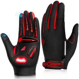 MOREOK-Luvas Unisex Fingerless Lycra Sports, Luvas MTB Road Bicycle, 5mm Gel Pad, Luvas de ciclismo antiderrapantes ao ar livre, homens e mulheres - Image 5