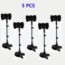 5 pçs flauta microfone suportes microfone clipe de microfone na flauta oboé piccolo hulusi erhu xiao instrumento musical montagem em rack escudo nenhum cabo - Image 1