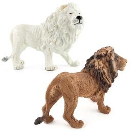 Simulação realista Animais selvagens, modelo Big Hollow, leopardo, tigre, leão, elefante, coleção de zebra brinquedos infantis, presentes de aniversário - Image 3