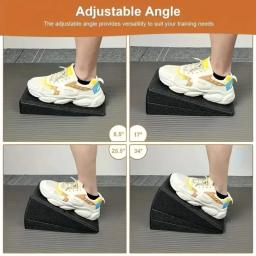 3 pçs yoga cunha estiramento placas inclinadas tijolos ajustáveis agachamento blocos de cunha para exercício ginásio fitness yoga acessórios - Image 2
