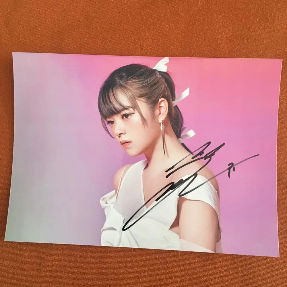 Coleção autografada TWICE Yoo JeongYeon, ouça com você-a foto, Coleção 5*7 K-Pop, 2024A - Image 1