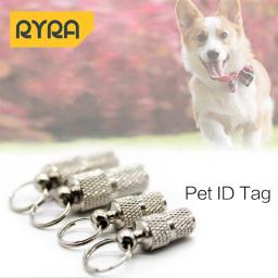 Waterproof Pet Name Tags com Anti-Loss Capsule, ID Tag para cães e gatos, acessório colar com endereço e número de telefone - Image 1
