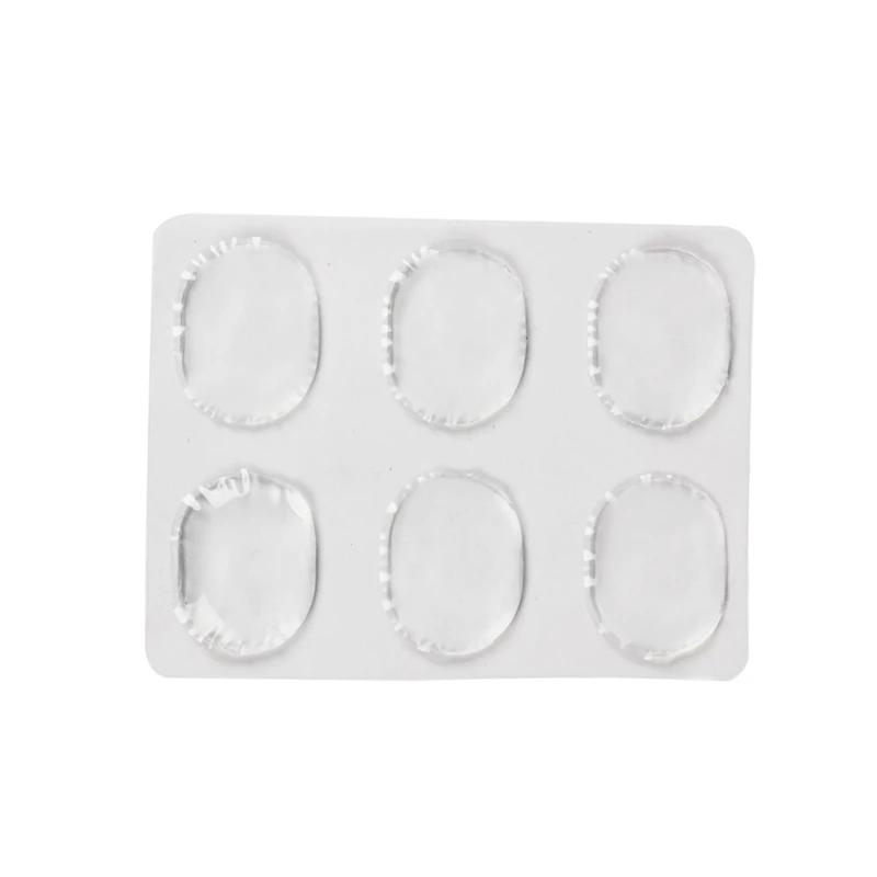 Silicone Tambor Amortecedor Gel Pads, Bateria Silenciador, Tone Control, Percussão Instrument Acessórios, Folha Peças, 6pcs - Image 1
