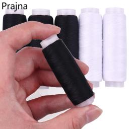 Linha de costura branca preta 40s/2 ferramentas de costura estofando suprimentos fios de costura de poliéster linha de costura de mão para máquina de costura - Image 1