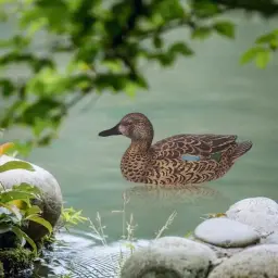 1 peça qualidade pe 3d realista flutuante pato chamariz caça tiro pato mallard decoya chamariz jardim fazenda espantalho - Image 3
