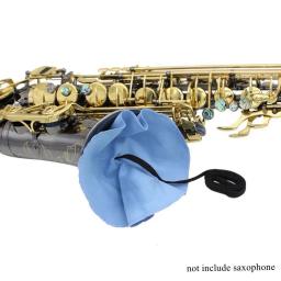 Saxofone de microfibra Pano de limpeza da câmara interna, bocal escova para clarinete, trompa, sax - Image 4