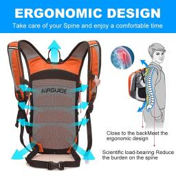 Mochila Ultraleve Outdoor Sports, Impermeável Hidratação Trail Mochila, Escalada, Caminhada, Corrida, Ciclismo, 18L - Image 5