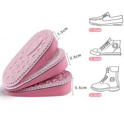 EVA Memória Espuma Aumentar Palmilhas, Altura Aumentar Palmilhas, Almofada Do Salto, Inserções De Sapato Invisível, Meia Palmilha, Cuidados Com Os Pés, Almofada Sapatos - Image 1