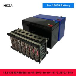 Suporte de caixa de armazenamento de bateria de lítio Substitua a bateria de ácido-chumbo 18650, suporte fixo com 3S 40A BMS Balance Protection, 12V - Image 2