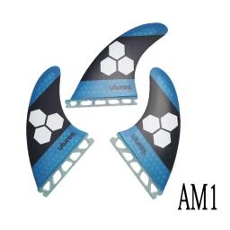 BiLong-Fins Fibra De Vidro, 3-Fin Prancha de Prancha, Material Composto, Cauda Wave, Acessórios Wakeboard, Surf Fins, AM-Size - Image 4