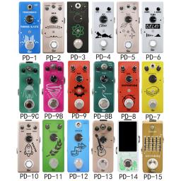 ISET Guitarra Elétrica Efeitos Pedal, True Bypass Compressor, Fuzz, Overdrive, Distorção, Flanger, Efeito Booster, Peças de guitarra - Image 6