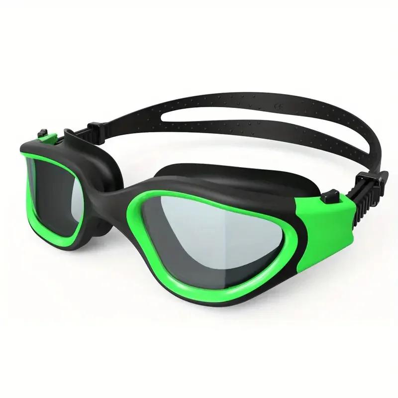 Óculos de Natação Ajustáveis em Silicone para Homens e Mulheres, Anti Nevoeiro, Proteção UV, Lente Clara, Impermeável, Adulto, Óculos de Natação na Piscina - Image 1