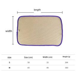 Pet Cooling Mat for Dog, Tapetes de dormir com calor respirável, Mantenha resfriamento para animais de estimação, Almofada de caixa lavável na máquina - Image 3