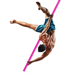 Silicone Flying Pole para Fitness Training, Dança Hanging Rod, Gire 360 Degrees Suspension, Ferramentas de exercício, Novo, 45mm de diâmetro - Image 1