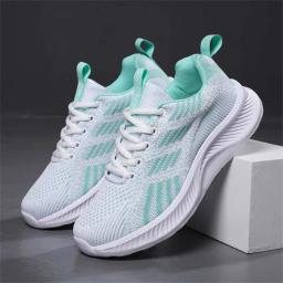 Tênis de corrida verde para mulheres, calçados esportivos, marcas famosas, formadores, novo estilo, comprar novo estilo, dx3, tamanho 43, primavera - Image 2