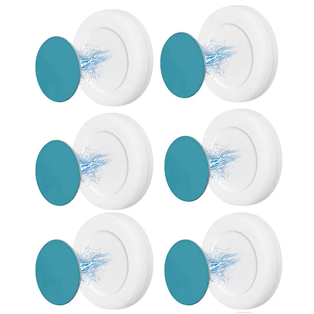 Magnético Anti-Lost Wall Mount Gancho, Frigorífico Adesivo, Chave de Controle Remoto, Suporte De Armazenamento, Organizador Gancho, Home Decor, 1 Pc, 6Pcs - Image 1