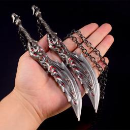 Lâminas de Primordia, Jogo de Metal, Agentes Periféricos, Modelo, Ornamentos, Artesanato, Presentes, Brinquedos, Mestre, Par, 22cm - Image 2