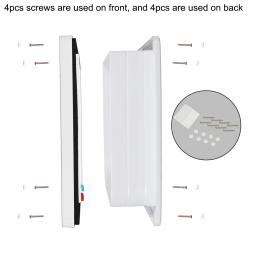 ABS plástico porta Flap inteligente para animais de estimação, porta de segurança, porta Flap, 4 Way Lock, cachorro, pequeno pet fornecimentos, cão, gato, cachorro - Image 2