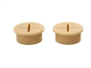 Grommets de Silicone Flexível para Cabos - Organizador de Mesa e Cobertura de Furos para TV e Console