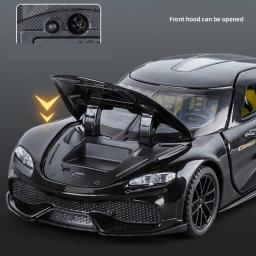 1:32 gemera gt gemini liga de corrida brinquedo em miniatura diecast metal escala modelo carro som & luz coleção crianças brinquedo carro veículos presente - Image 3
