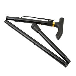 Ultraleve Caminhadas Trekking Poles, Bengala, 4 Seção, Bastões ajustáveis, Liga de alumínio, Bengala dobrável - Image 5