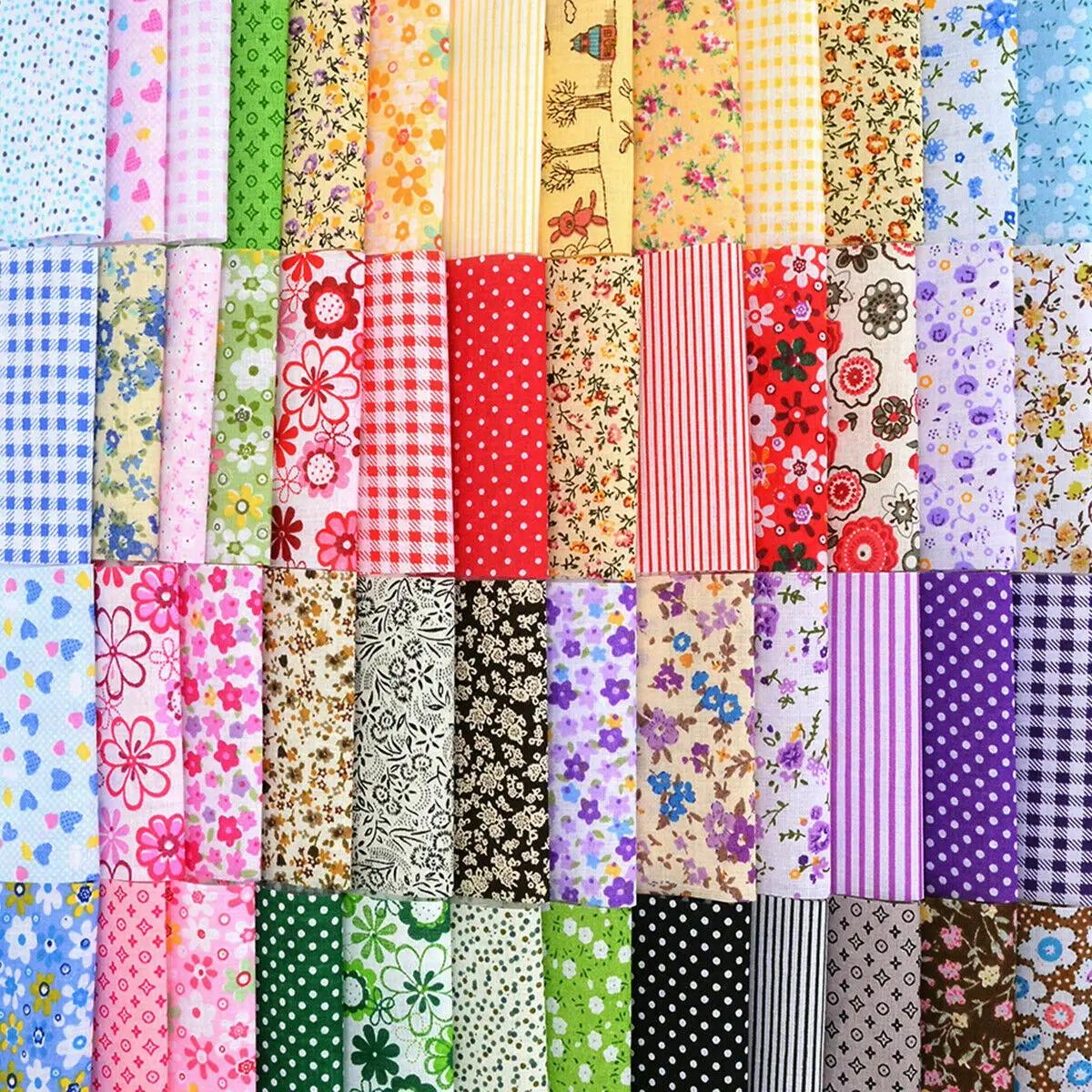Assorted Fat Quarters Patchwork Tecido, 100% Algodão, Saco de Costura, Vestuário, Bordados, DIY, Handmade Material Artesanato, Atacado, Pré-Corte - Image 1
