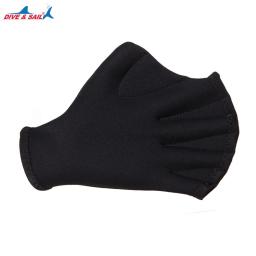 Luvas De Natação De Mergulho, nadadeiras Mão Paddle, Equipamento De Treinamento De Webbed, Boa Elasticidade Nadar Dedo Sapo - Image 4