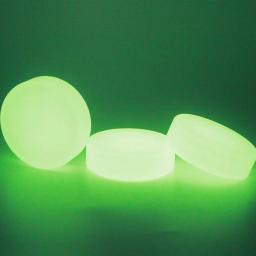 Glow in the Dark Hockey Puck, adequado para o chão, jogo interior e exterior, suprimentos para jogos para crianças, adultos, jovens, diâmetro 7,2 cm - Image 1