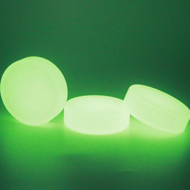 Disco de Hóquei que Brilha no Escuro para Jogos Internos e Externos - Ideal para Crianças e Adultos, Diâmetro de 7,2 cm