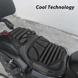 2 pçs almofada de assento da motocicleta 3d confortável assento respirável universal absorção de choque capa de assento para montanha terreno - Image 5