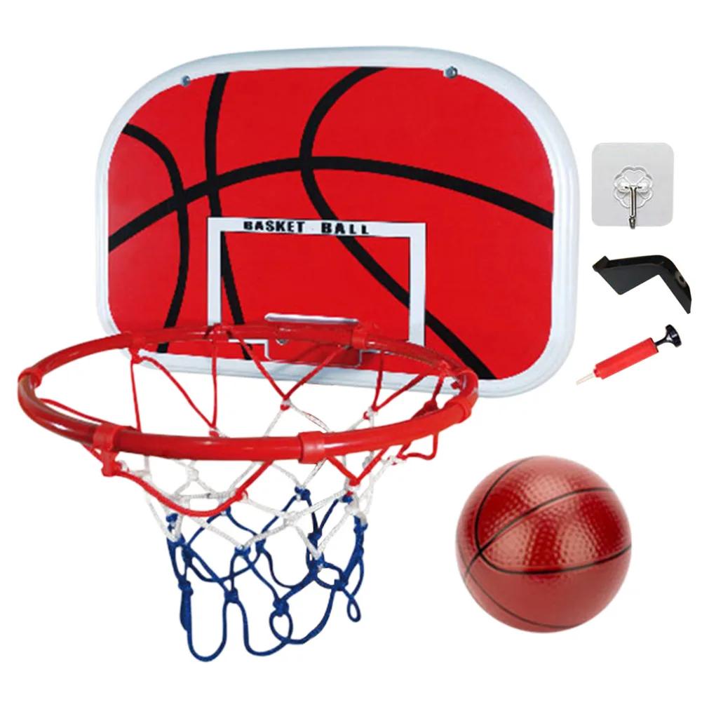Aro de Basquete Portátil Ajustável com Bola e Bomba para Brincadeiras Internas e Externas para Crianças