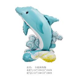 Balões infláveis na maneira de animais do mar, tubarão, peixes, golfinho, polvo, cavalo, oceano, decoração do partido do aniversário - Image 3