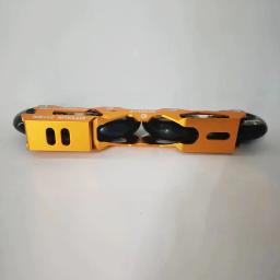 Base de patins 231 243mm, estrutura de patins 80 76 72 mm 85a, rodas e rolamentos pu para patinação deslizante de slalom em linha para patins adultos e crianças - Image 5