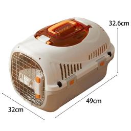 Pet Kennel Transport Box, gaiola para gatos, suprimentos pequenos para animais - Image 6