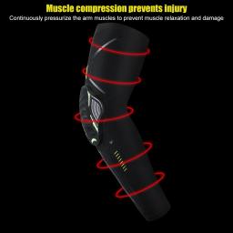Joelheiras anti-colisão favo de mel para homens e mulheres, compressão esportiva, manga de perna, basquete, futebol, 1pc - Image 4