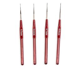 Wigundle gancho agulha crochê micro gancho para fazer trança dreadlock ferramentas de cabelo 0.5mm 0.6mm 0.7mm 0.8mm cabo liso peruca - Image 1