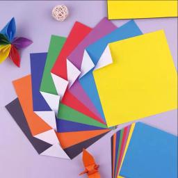 Papel Craft Quadrado Dobrado para Crianças, Papel Origami, Papel Dobrável Artesanal, Artesanato Decorativo Scrapbooking, DIY, 10 cm, 15 cm, 20cm, 80Pcs - Image 5