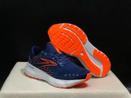 Tênis de corrida para homens e mulheres, tênis esportivos de longa distância para estrada, tênis casual azul palácio laranja, 20 BROOKS, Profundidade - Image 6