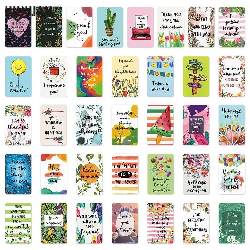 Cartões Afirmação Positiva para Homens e Mulheres, Cartões Inspiradores e Incentivo, 72 Pcs - Image 1
