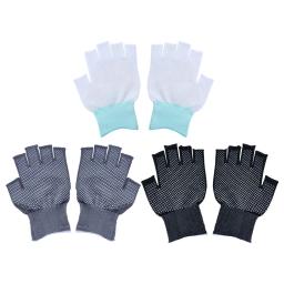 Antiderrapante luvas de pesca primavera verão gelo fresco respirável protetor solar antiderrapante aberto/metade dedos ciclismo esporte luvas - Image 3