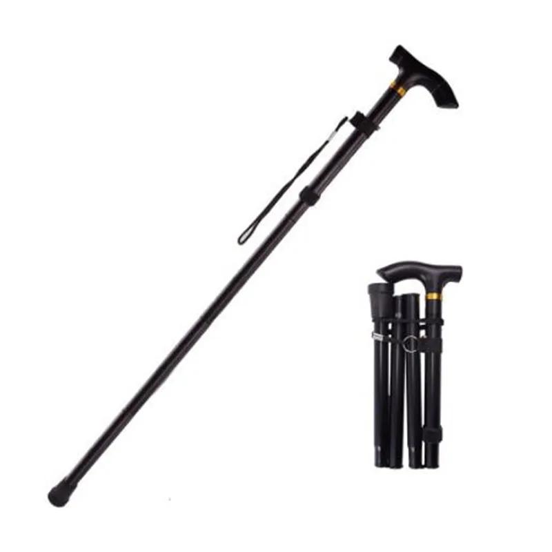 Ultraleve Caminhadas Trekking Poles, Bengala, 4 Seção, Bastões ajustáveis, Liga de alumínio, Bengala dobrável - Image 1