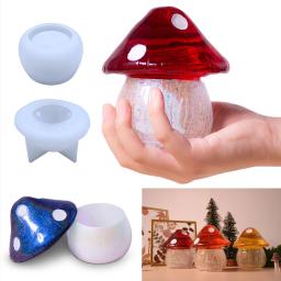 Multi-Function Caixas De Armazenamento De Exibição, Resina Epóxi, Moldes De Silicone, DIY, Aromaterapia, Gesso, Gotejamento De Cogumelos - Image 2
